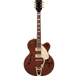 Gretch G2410TG Streamliner Hollow Body Single-Cut with Bigsby and Gold Hardware, Laurel Fingerboard, Single Barrel Electric Guitar