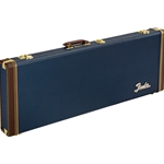 Fender Classic Series Wood Case Strat Tele, Navy Blue Blue