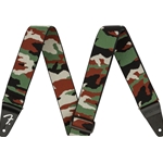 Fender Weighless Camo Strap Woodland
