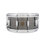 Gretsch 6.5x14” Hammered Black Steel snare drum