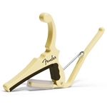 Fender x Kyser Quick Change Electric Guitar Capo, Olympic White