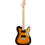 Squier Paranormal Cabronita Telecaster Thinline, Maple Fingerboard, Gold Anodized Pickguard, 2-Color Sunburst Electric Guitar