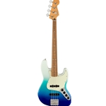 Fender Player Plus Jazz Bass, Pau Ferro Fingerboard, Belair Blue Electric Bass Guitar