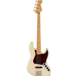 Fender Player Plus Jazz Bass, Maple Fingerboard, Olympic Pearl Electric Bass Guitar