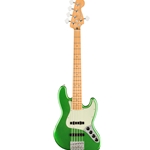 Fender Player Plus Jazz Bass V, Maple Fingerboard, Cosmic Jade Electric Bass Guitar