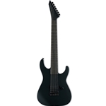 LTD M-7 HT Baritone Black Metal Electric Guitar Black Satin
