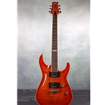 LTD H-500 Flame Top Amberburst Electric Guitar Pre-Owned