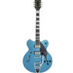 Gretch G2622T Streamliner Center Block Double Cut with Bigsby, Laurel Fingerboard, Broad'Tron B 2S Pickups, Riviera BlueElectric Guitar