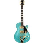 Gretsch G6229TG PE LTD Jet BT Ocean Turquoise Sparkle With Case, Limited Edition Electric Guitar