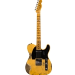 Fender Custom Shop 52 Telecaster Heavy Relic Aged Nocaster Blonde Electric Guitar