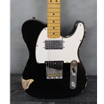 Fender Custom Shop Custom 1974/51 Nocaster Heavy Relic Masterbuilt By Ron Thorn Black Over Nocaster Blonde Electric Guitar