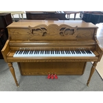 Wurlitzer Console Piano American Medium Oak  Preowned