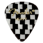 Fender Graphic Picks 351 Shape, Checker Heavy 12 Pack