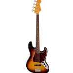 Fender American Vintage II 1966 Jazz Bass, Rosewood Fingerboard, 3-Color Sunburst Electric Bass Guitar