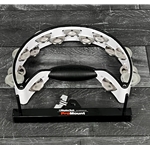 Rhythm Tech Pro Tambourine with Nickle Jingles White/Black