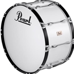 Pearl Competitor Marching Bass Drum 26x14 #33 Pure White