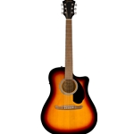 Fender FA-125CE Dreadnought, Sunburst Acoustic Electric Guitar