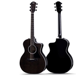 Taylor 214ce DLX Transparent Grey Acoustic Electric Guitar