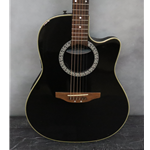 Ovation 4861 Balladeer Shallow Acoustic Electric Guitar Preowned