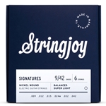 Stringjoy Signatures Balanced Super Light Gauge (9-42) Nickel Wound Electric Guitar Strings