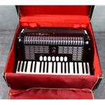 Hohner Thirty FS 41-Treble Key / 120-Bass Note German Accordian with Hardcase Preowned