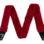 Fender Poodle Plush Strap, Red