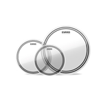 Evans EC2S Clear Rock Tom pack (10 inch, 12 inch, 16 inch)