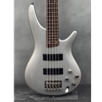 Ibanez SR305 Silver Five String Electric Bass Guitar Preowned
