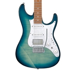 Ibanez AZ22S1F Electric Guitar Transparent Turquoise Burst