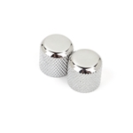 Fender Telecaster/Precision Bass Dome Knobs (Chome) (2)