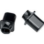 Fender Pure Vintage Telecaster "Top-Hat" Switch Tips, Black (2)