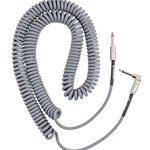 Fender Contour 30' Coiled Cable, Inca Silver