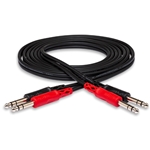 Hosa CSS-203 Stereo Interconnect Dual 1/4 in TRS to Same