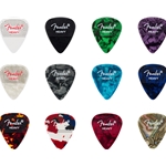 Fender 351 Dotted Celluloid Picks, 12-Pack, Heavy