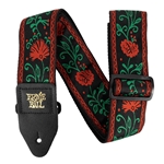 Ernie Ball Classic Jacquard Guitar Strap/Bass Strap Western Rose