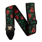 Ernie Ball Classic Jacquard Guitar Strap/Bass Strap Spanish Rose
