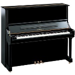 Yamaha U3PE 52" Professional Studio Upwright Polished Ebony Piano