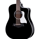 Taylor 250ce Plus Black Bajo Quinto Acoustic Electric Guitar