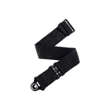 D'Addario Auto Lock Swivel Polypro Guitar Strap, Black