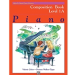 Alfred's Basic Piano Library Composition Book 1A