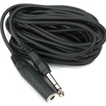 Hosa 1/4 in TRS to 1/4 in TRS Headphone Extension Cable