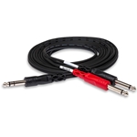 Hosa STP203 3m 1/4 in TRS to Dual 1/4 in TS Insert Cable