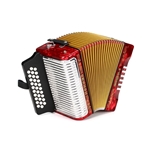 Hohner Corona II GCF Accordion Red