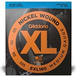 D'Addario EXL160 Nickel Wound Bass Guitar Strings Medium 50-105 Long Scale