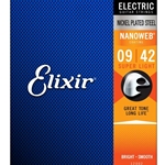 Elixir 12002 Nanoweb Electric Guitar Strings Superlight 9-42