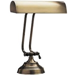 House of Troy P10-131-71 Antique Brass 10" Piano Lamp