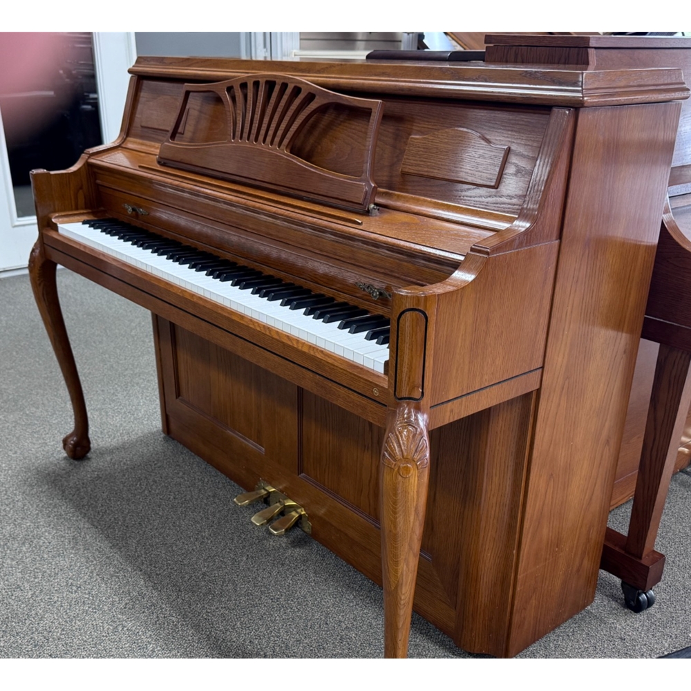 Young Chang French Provincial F-100 Studio Upwright Piano Preowned