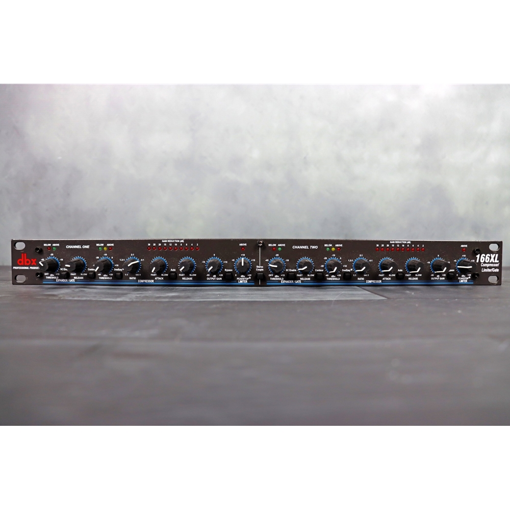 DTM・DAW dbx 166XL COMPRESSOR LIMITER / GATE 166xs | dbx Professional Audio | English (US)