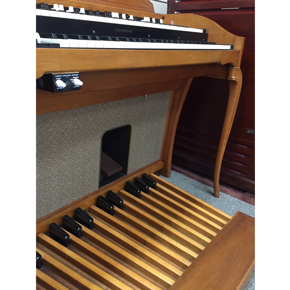 Hammond A-102 French Console Organ w/ Leslie-122 Speaker
