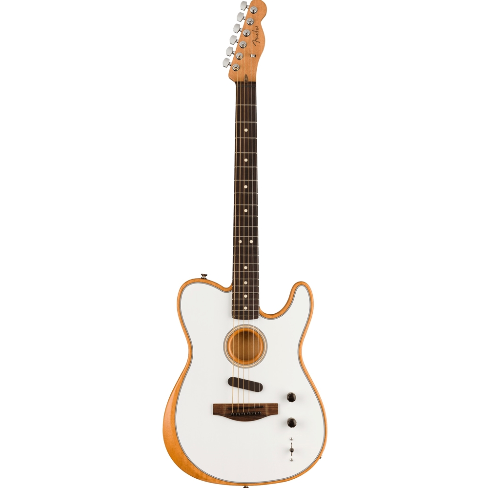 Fender Acoustasonic Player Telecaster Arctic White Electric Guitar
